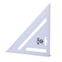欧克 Ouke 锌合金三角尺 多功能加厚 角度尺木工装修工具 量角器 角度尺 180mm OK-1052