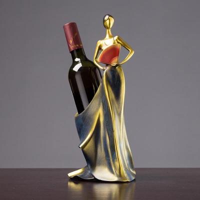 美帮汇美女创意客厅酒柜性感人体红酒架摆件家居装饰品工艺品办公室摆设