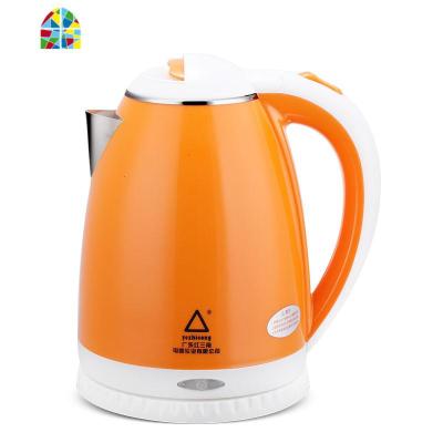 工厂直销红三角烧水壶家用2.0L烧水壶不锈钢防烫开水壶自动断电 FENGHOU 1.8L绿色