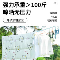 防风防滑晒衣绳晾衣绳户外晒被子挂衣长绳晒衣绳宿舍加粗晾衣绳子 10米随机色晾衣绳一根