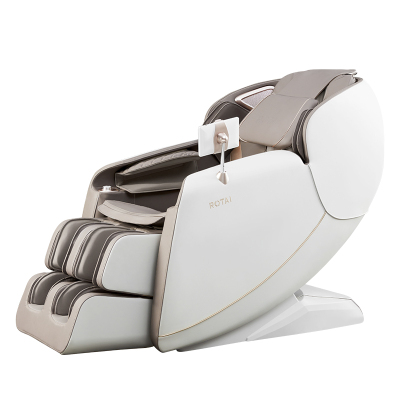 荣泰S56按摩椅全身家用豪华多功能太空舱零重力全自动智能小型电动按摩沙发 灰咖色