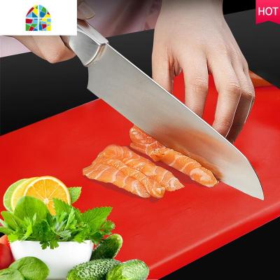 切菜板家用案板加厚大小砧板宿舍菜刀板案板切辅食水果粘板和面板 FENGHOU 45X30X2[送水果砧板]