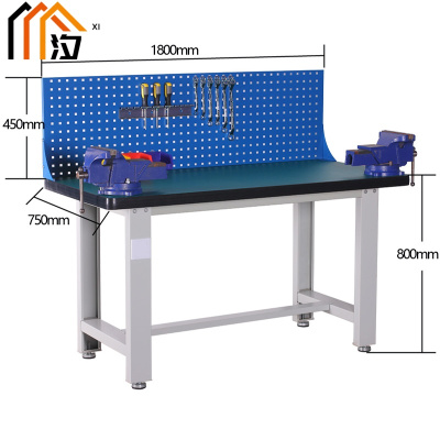 汐防静电钳工工作台 钳工桌180cm张