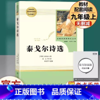 [九年级上册推荐]泰戈尔诗选 [正版]九年级上册书泰戈尔诗选原著无删减完整版人教版初中语文阅读文学世界名著初三9年级课外