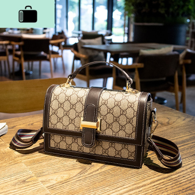 高级感包包洋气女包2020新款时尚单肩小方包简约手提包NEW LAKE 灰色女斜挎包