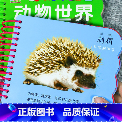 [3件29.8 4本39.8]动物世界 [正版]阳光宝贝翻翻乐大卡片 优美唐诗幼儿早教书撕不烂的婴儿书本绘本0-1-2-