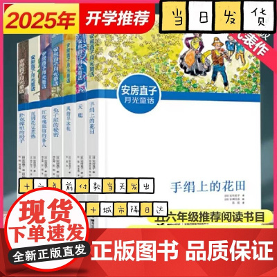 认准正版 安房直子月光童话系列全7册手绢上的花田风的旱冰鞋兔子屋的秘密天鹿儿童文学小说四五六年级小学生课外阅读书籍