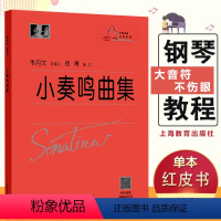 [正版]小奏鸣曲集大符头版钢琴曲集基础入门学习 红皮书小奏鸣曲集大字版小奏鸣曲集大音符钢琴曲集入门教程大开本