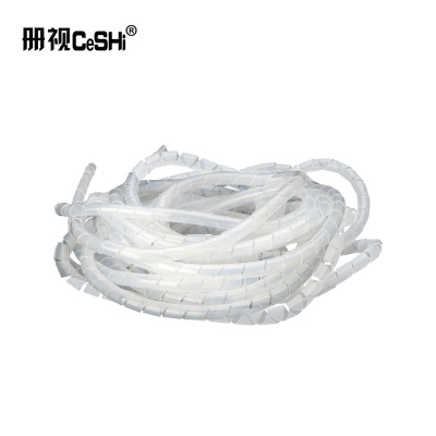 册视PE缠绕管电线结束保护带白色理线器Ф8mm卷