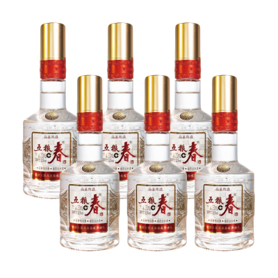 五粮液 五粮春52度250ml*6 光瓶小酒版 浓香型白酒