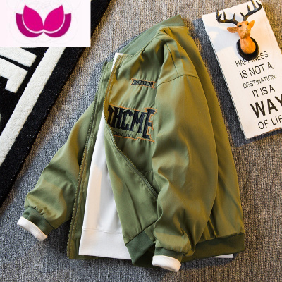 七斓HPCP美式vintage复古高街字母棒球服男潮牌飞行员夹克外套