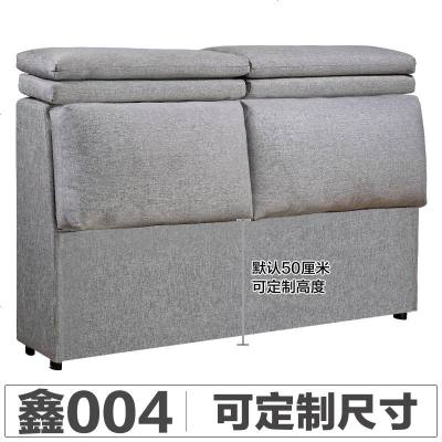 床头板软包布艺拆洗1.8米简约现代靠背板皮艺欧式公主床头经济型