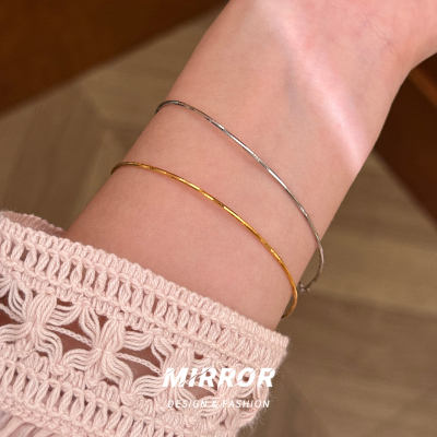 925纯银万能链手链女手环手饰简约个性时尚轻奢高级感新 BCS4391送女朋友老婆情人节七夕生日礼物