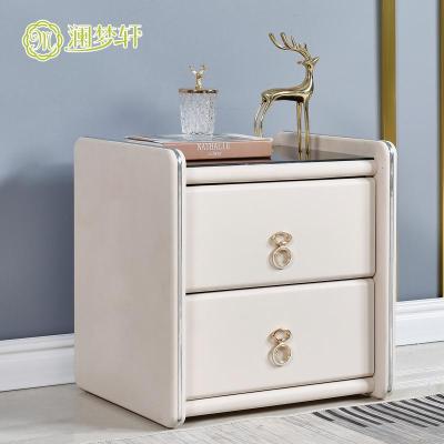 软包床头柜皮艺储物床边柜电话柜简约现代小户型轻奢床头柜定制