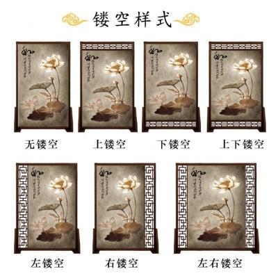 中式实木屏风隔断客厅装饰卧室遮挡家用胡桃镂空 座屏 定制120*180上和下都镂空 整装