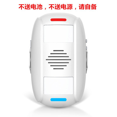 BONJEAN无线铃欢迎光临商店铺进口人体感应器无线红外家用双向迎宾器 双向迎宾器(无电池,无电源)