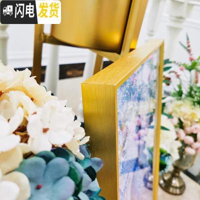 三维工匠钻石画裱框十字绣铝合金属外框架子带玻璃定制尺寸 银色[铝合金框定制]发画心尺寸给客服报价/有机玻璃/加厚背板