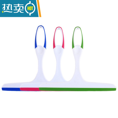 敬平[3个装]刮水器擦玻璃器家用浴室镜子瓷砖洗手台面刮刀清洁工具 混色3个