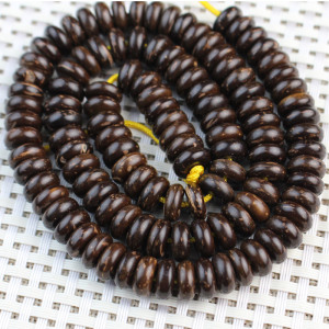 厂家直销原创设计海南原色椰壳隔片垫片隔珠DIY手串泥鳅背配饰件送女朋友老婆情人节七夕生日礼物