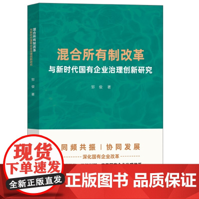 混合所有制改革与新时代国有企业治理创新研究