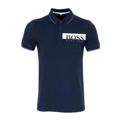 Hugo boss雨果波士POLO衫男透气舒适易打理吸汗纯棉徽标设计