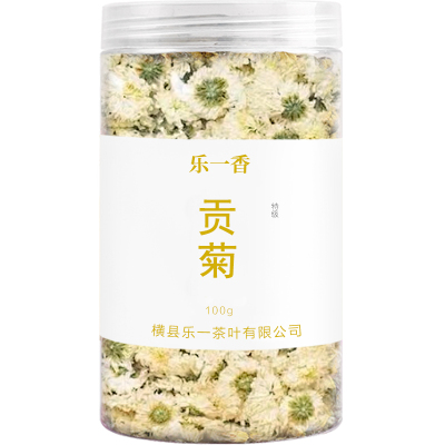乐一香特级贡菊100g罐装
