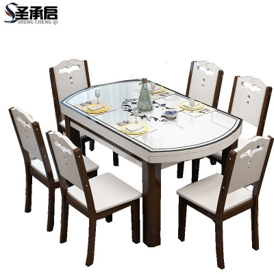 圣承启桌子8椅1.35m张