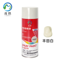玫铁自喷漆丰田白瓶