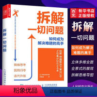 [正版]拆解一切问题 如何成为解决难题的高手 人民邮电 专业度逻辑思维极简工作法100小时逻辑思考课11堂极简系统思维