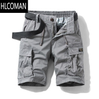 HLCOMAN轻奢品质男装工装短裤男夏季耐磨复古男士五分裤耐脏休闲中裤