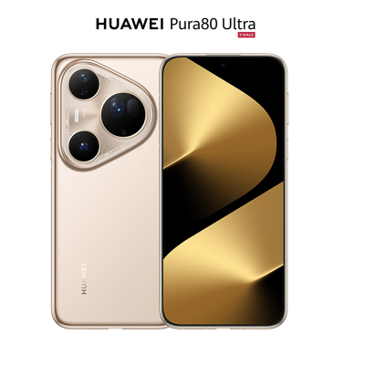 华为/HUAWEI Pura 80 Ultra 16GB+512GB 鎏光金 5700mAh电池 100W快充 一英寸超高动态主摄 长焦 鸿蒙智能手机