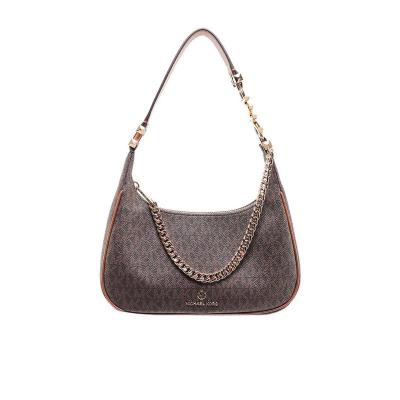迈克·科尔斯(MICHAEL KORS)女士单肩包潮酷字母印花涂层帆布斜挎