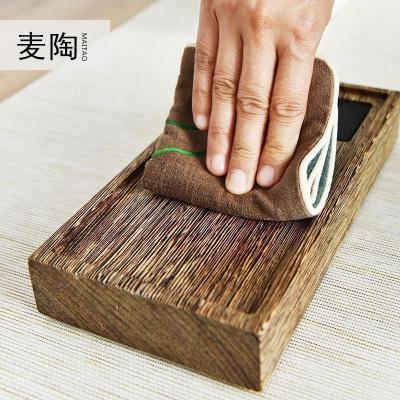美帮汇鸡翅木实木小茶盘家用迷你干泡盘茶海台托具鸡翅花梨木旅行