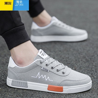 聚范男鞋夏季2024新款薄款防滑布鞋潮流百搭休闲帆布平底板鞋潮鞋
