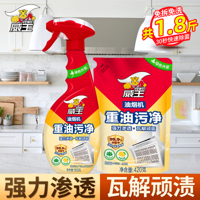 威王油烟机重油污净500g+420g厨房去重油污油烟机清洗剂