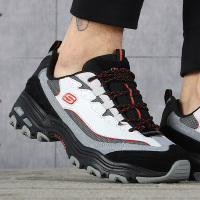 Skechers/斯凯奇男鞋新款熊猫鞋轻质缓震耐磨运动休闲鞋237154-BKMT ZP