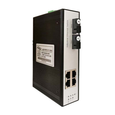 华科亿通 工业级环网型光纤交换机(千兆2光4电 A/B)HKET S20402G-HW