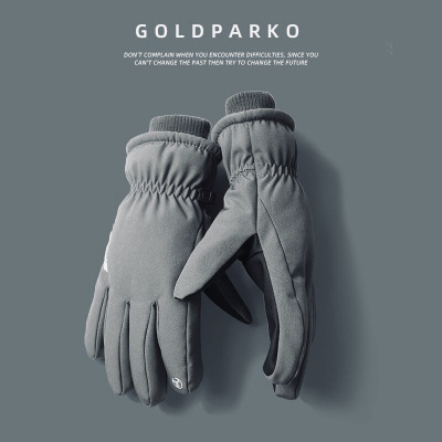 匹牧 202灰色男款 保暖手套 棉质抗风 2双 单位:双