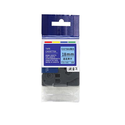 彩标 TZe-541 18mm 标签色带 (计价单位:个) 蓝底黑字