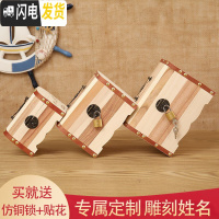三维工匠儿童存钱罐密码箱大容量只进不出创意储钱罐存钱箱抖音网红储蓄罐 花木中号两面雕刻(送锁送贴画)