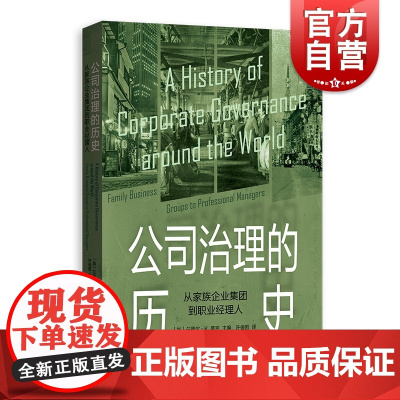 公司治理的历史:从家族企业集团到职业经理人 企业管理经济史公司所有权商业集团 历史模式格致出版社中国经济概况社会学