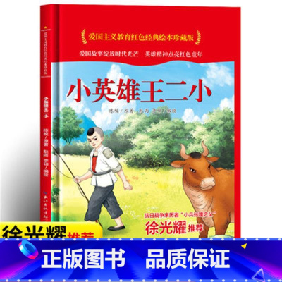 小英雄王二小 [正版]爱国主义教育红色经典绘本系列珍藏版全套30册中国红色故事绘本幼儿园阅读精装硬壳书儿童幼儿鸡毛信狼牙