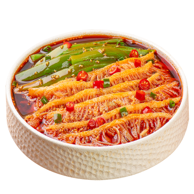 品品冷吃双拼 千层肚+贡菜835g 麻辣红油捞汁凉拌零食凉拌下酒菜