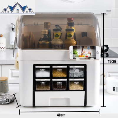 厨房台面置物架用品家用大全调料架菜刀架调味品筷子收纳盒 三维工匠