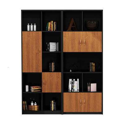 汐岩办公家具 落地文件柜 书柜展示柜 空格储物柜 简约现代 8038