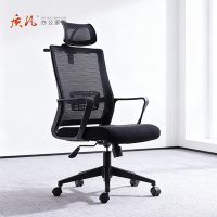质凡 ZF-BG03黑色带头枕可升降办公椅560*600*1140~1220