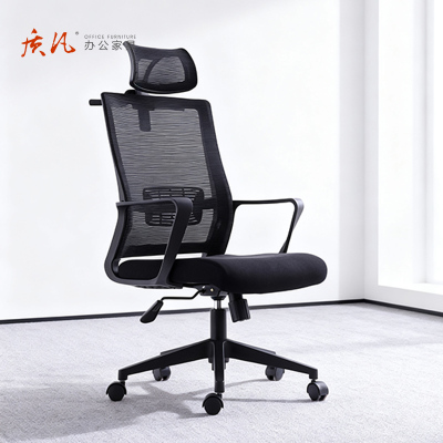 质凡 ZF-BG03黑色带头枕可升降办公椅560*600*1140~1220