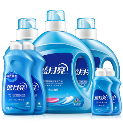 蓝月亮 亮白薰2kg+ 亮白薰1kg*2+神器500g*2+80g*2