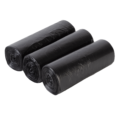 欧思卓平口点断式垃圾袋OSZ-A4550 45*50cm 4g加厚30个/卷 黑色