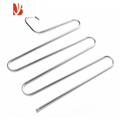 三维工匠不锈钢多魔术S型多层裤架 挂裤子衣架衣柜收纳裤挂架裤夹